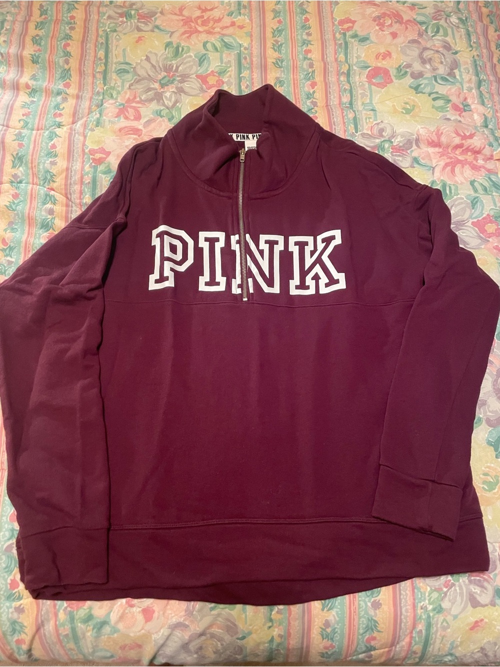 PINK quarter zip